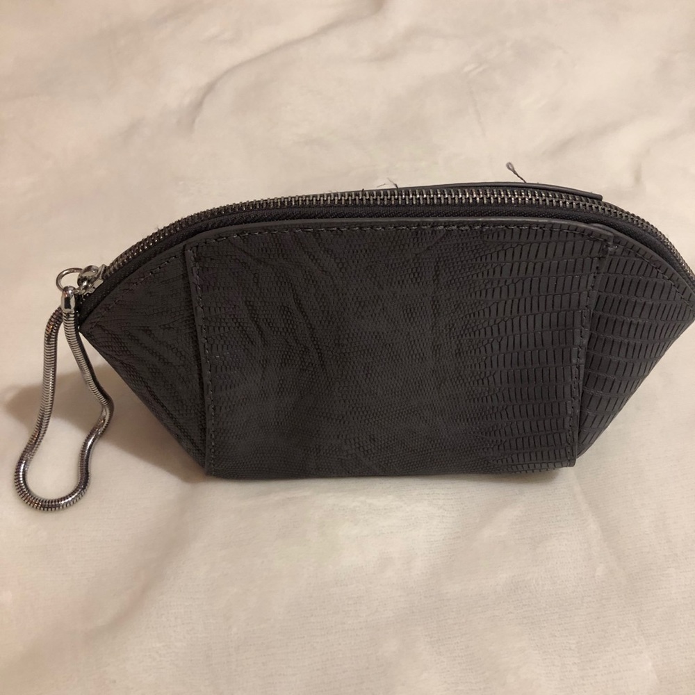 Forever 21 Faux Crocodile Wristlet